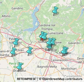 Mappa Via Ronco, 25064 Gussago BS, Italia (14.3975)