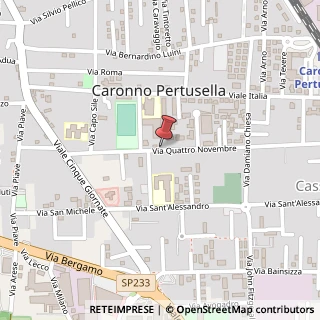 Mappa Via 4 Novembre, 321, 21042 Caronno Pertusella, Varese (Lombardia)