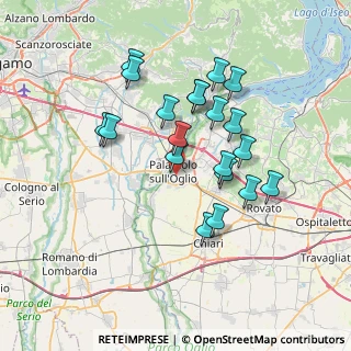 Mappa Via Sarioletto, 25036 Palazzolo sull'Oglio BS, Italia (6.489)