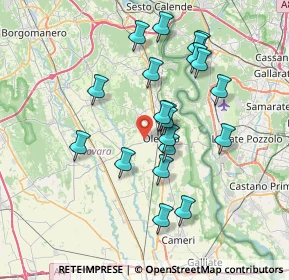 Mappa Via Mottarone, 28047 Oleggio NO, Italia (6.7335)