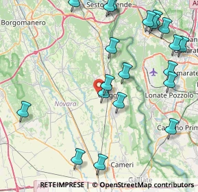 Mappa Via Mottarone, 28047 Oleggio NO, Italia (10.1655)