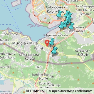Mappa Str. delle Saline, 34015 Muggia TS, Italia (2.05455)