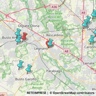 Mappa Via Canazza, 20025 Legnano MI, Italia (6.30273)