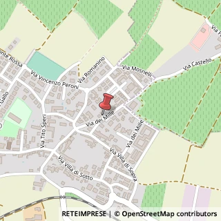 Mappa Via dei Mille, 13, 25046 Cazzago San Martino, Brescia (Lombardia)