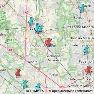 Mappa Via Monterosso, 21042 Caronno Pertusella VA, Italia (6.03667)