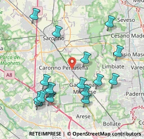 Mappa Via Monterosso, 21042 Caronno Pertusella VA, Italia (4.33353)