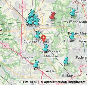 Mappa Via Monterosso, 21042 Caronno Pertusella VA, Italia (4.0575)