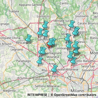 Mappa Via Monterosso, 21042 Caronno Pertusella VA, Italia (6.8325)