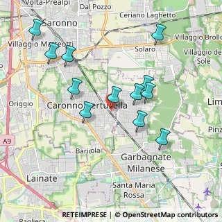 Mappa Via Monterosso, 21042 Caronno Pertusella VA, Italia (1.885)