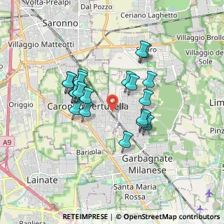 Mappa Via Monterosso, 21042 Caronno Pertusella VA, Italia (1.4845)