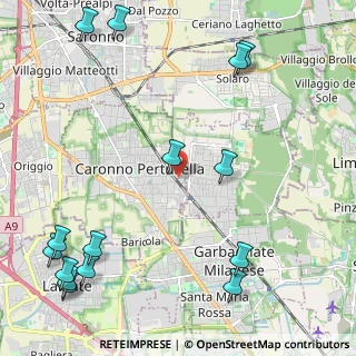 Mappa Via Monterosso, 21042 Caronno Pertusella VA, Italia (3.10133)