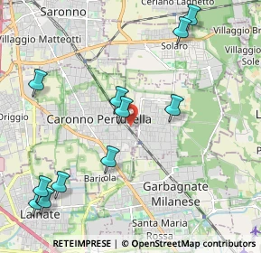 Mappa Via Monterosso, 21042 Caronno Pertusella VA, Italia (2.46364)