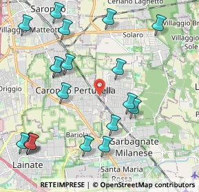 Mappa Via Monterosso, 21042 Caronno Pertusella VA, Italia (2.48947)