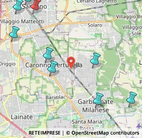 Mappa Via Monterosso, 21042 Caronno Pertusella VA, Italia (3.14545)
