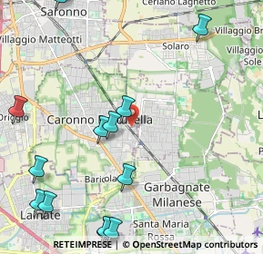 Mappa Via Monterosso, 21042 Caronno Pertusella VA, Italia (3.08824)