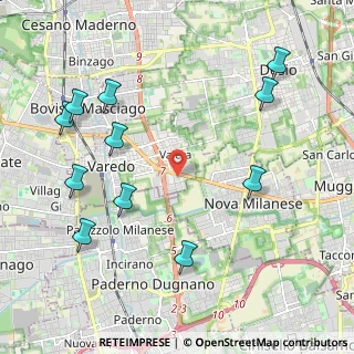 Mappa Via Novati, 20814 Varedo MB, Italia (2.47818)
