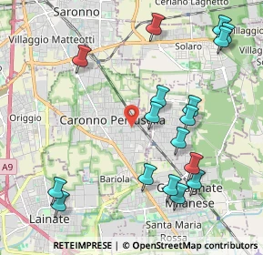 Mappa Via Don Enrico Uboldi, 21042 Caronno Pertusella VA, Italia (2.35706)