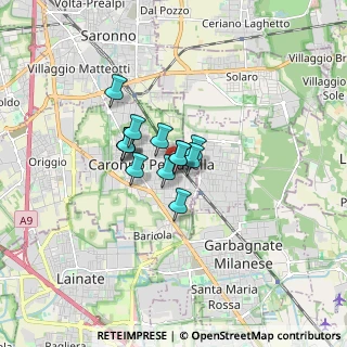 Mappa Via Don Enrico Uboldi, 21042 Caronno Pertusella VA, Italia (0.89154)