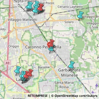 Mappa Via Don Enrico Uboldi, 21042 Caronno Pertusella VA, Italia (3.128)