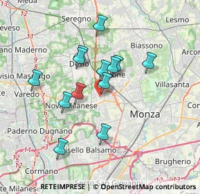 Mappa Via Baruso, 20835 Muggiò MB, Italia (3.00923)