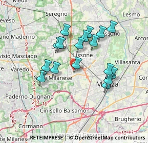 Mappa Via Baruso, 20835 Muggiò MB, Italia (3.14824)