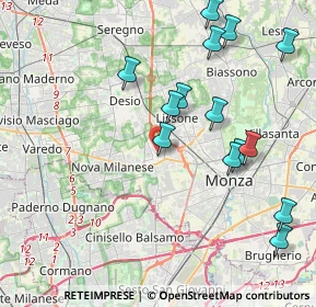 Mappa Via Baruso, 20835 Muggiò MB, Italia (4.36786)