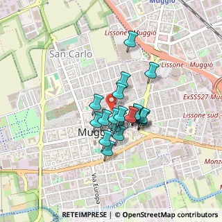 Mappa Via Baruso, 20835 Muggiò MB, Italia (0.286)