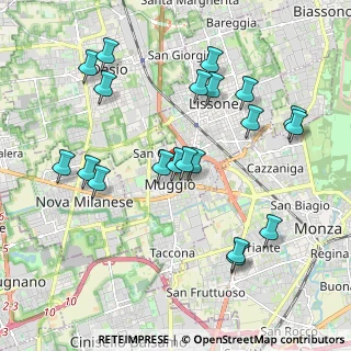 Mappa Via Baruso, 20835 Muggiò MB, Italia (2.0815)