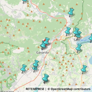 Mappa Via Cavalieri di Vittorio Veneto, 25089 Villanuova Sul Clisi BS, Italia (5.71941)