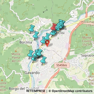 Mappa Via Cavalieri di Vittorio Veneto, 25089 Villanuova Sul Clisi BS, Italia (0.7485)