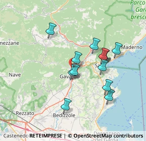 Mappa Via Cavalieri di Vittorio Veneto, 25089 Villanuova Sul Clisi BS, Italia (6.18077)