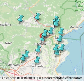 Mappa Via Cavalieri di Vittorio Veneto, 25089 Villanuova Sul Clisi BS, Italia (6.41263)