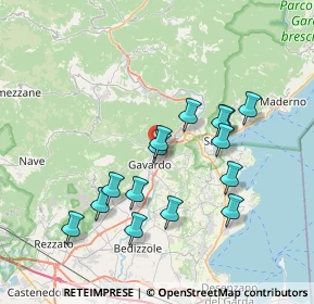 Mappa Via Cavalieri di Vittorio Veneto, 25089 Villanuova Sul Clisi BS, Italia (6.90533)