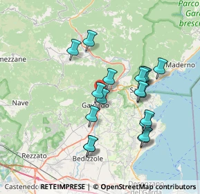 Mappa Via Cavalieri di Vittorio Veneto, 25089 Villanuova Sul Clisi BS, Italia (6.68778)