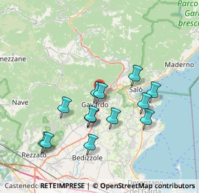 Mappa Via Cavalieri di Vittorio Veneto, 25089 Villanuova Sul Clisi BS, Italia (6.83615)