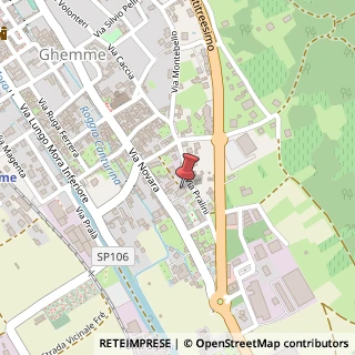 Mappa Via Novara, 85, 28074 Ghemme, Novara (Piemonte)
