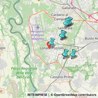 Mappa Via S. Savina, 21015 Lonate Pozzolo VA, Italia (3.54583)