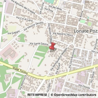 Mappa Via San Savina, 10, 21015 Seregno, Monza e Brianza (Lombardia)