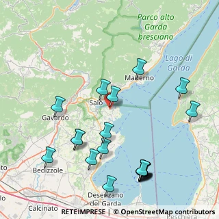 Mappa Via Boschette, 25010 San Felice del Benaco BS, Italia (9.725)