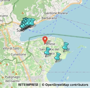 Mappa Via Boschette, 25010 San Felice del Benaco BS, Italia (2.07333)