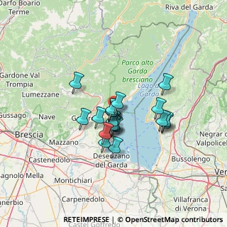 Mappa Via Boschette, 25010 San Felice del Benaco BS, Italia (9.3455)