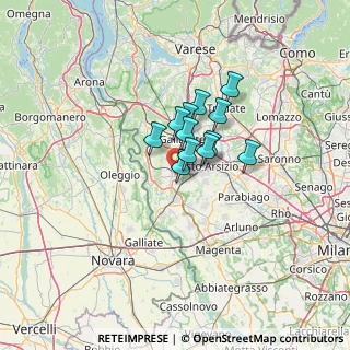 Mappa Via Gelada, 21015 Lonate Pozzolo VA, Italia (7.62917)