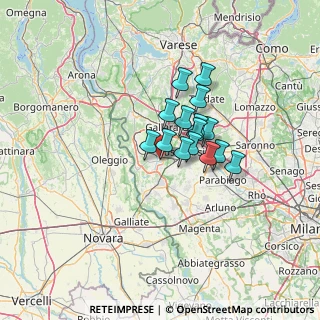 Mappa Via Gelada, 21015 Lonate Pozzolo VA, Italia (8.588)