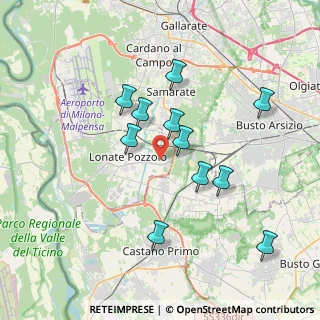 Mappa Via Gelada, 21015 Lonate Pozzolo VA, Italia (3.40545)