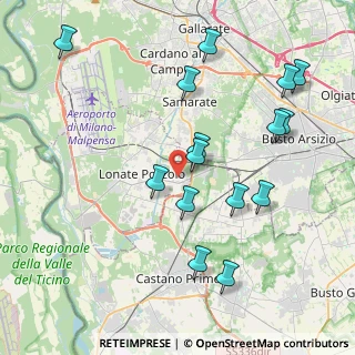 Mappa Via Gelada, 21015 Lonate Pozzolo VA, Italia (4.282)