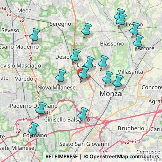 Mappa Via Nazario Sauro, 20835 Muggiò MB, Italia (4.4375)