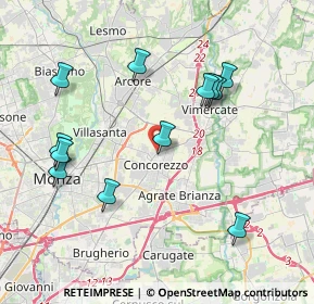 Mappa Via Silvio Pellico, 20863 Concorezzo MB, Italia (4.0675)