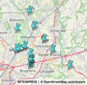 Mappa Via Silvio Pellico, 20863 Concorezzo MB, Italia (4.315)