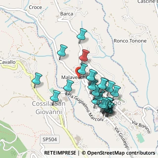 Mappa Regione Malavecchia, 13899 Pralungo BI, Italia (0.44643)