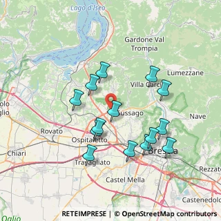 Mappa Via Pace, 25050 Rodengo-Saiano BS, Italia (6.91929)